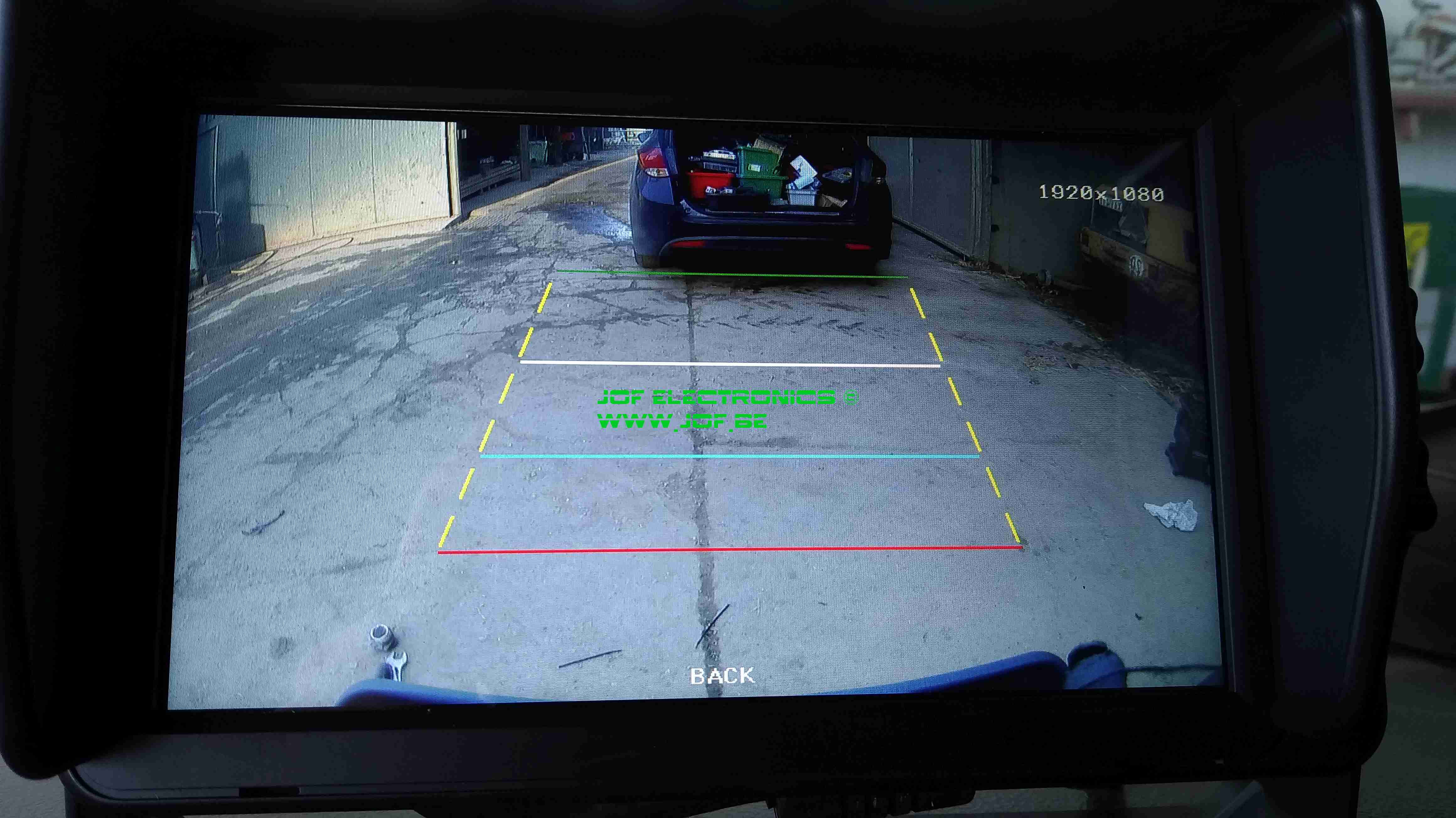 Scania truck met Oculus A  achteruitrijcamera